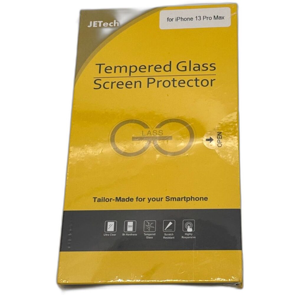 JETech iPhone 13 Pro Max 6.7" Magnetic Case and Tempered Glass-NIB